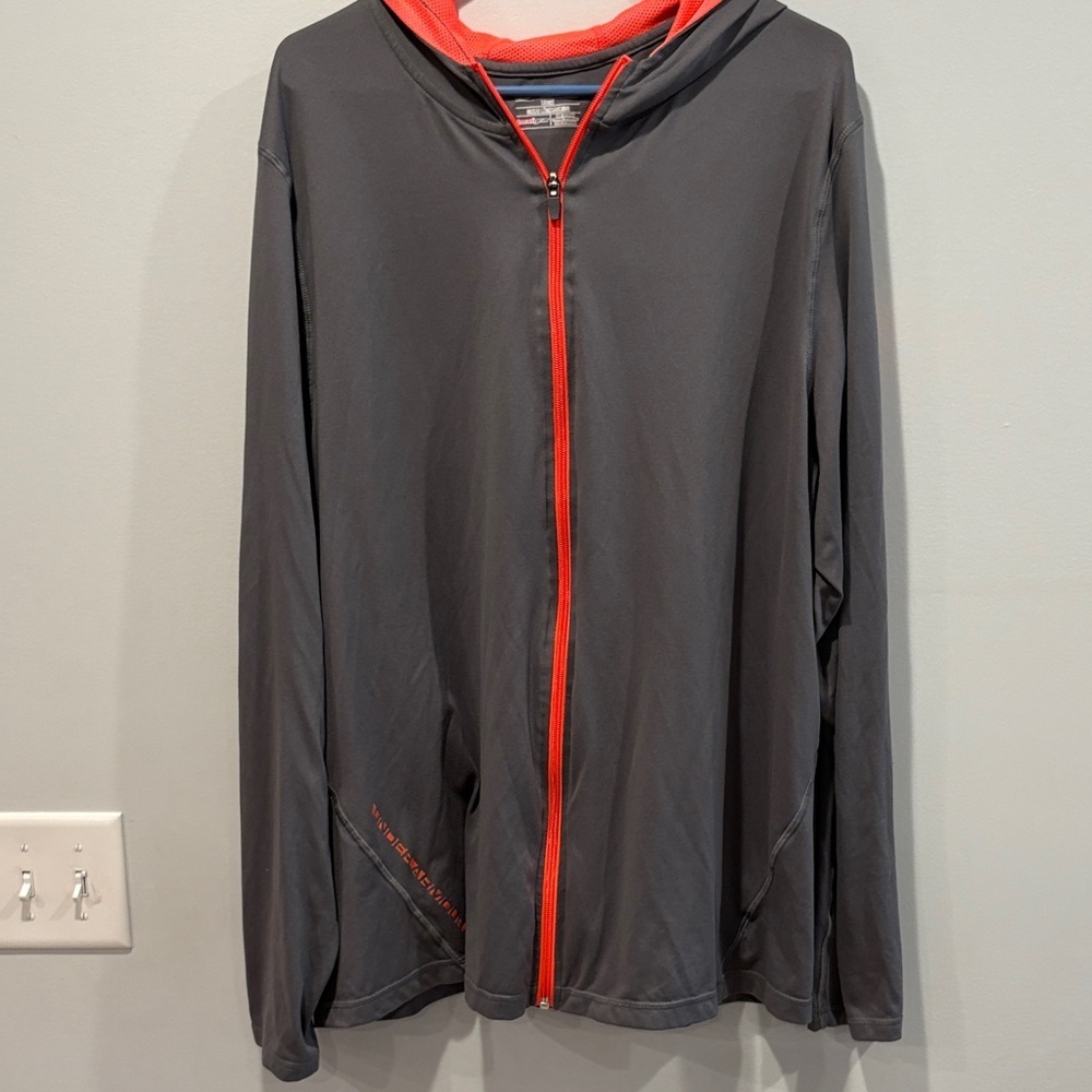 Under Armour Gray Jacket with Red Accents